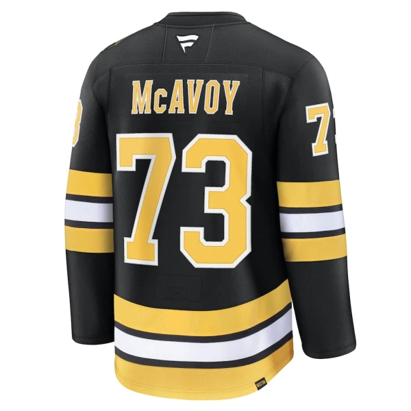 Fanatics Boston Bruins Charlie Mcavoy 25/26 Home Premium Trikot - Herren (Schwarz)