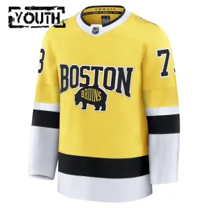 Fanatics Boston Bruins Charlie Mcavoy 25/26 Premium Stadium Series Trikot - Kinder (Gold)