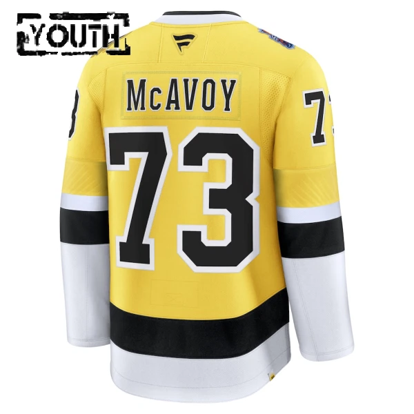 Fanatics Boston Bruins Charlie Mcavoy 25/26 Premium Stadium Series Trikot - Kinder (Gold)