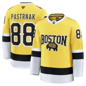 Fanatics Boston Bruins David Pastrnak 25/26 Premium Stadium Series Trikot - Herren (Gold)