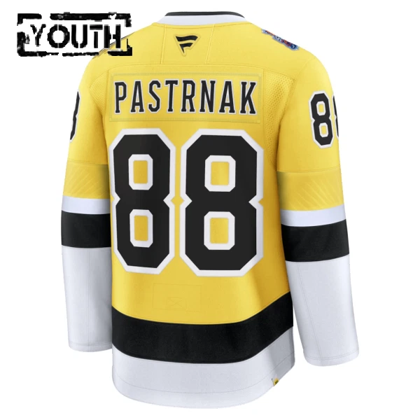 Fanatics Boston Bruins David Pastrnak 25/26 Premium Stadium Series Trikot - Kinder (Gold)