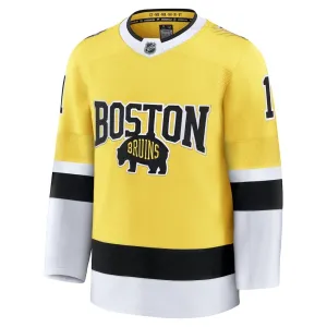 Fanatics Boston Bruins Jeremy Swayman 25/26 Premium Stadium Series Trikot - Herren (Gold)