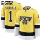 Fanatics Boston Bruins Jeremy Swayman 25/26 Premium Stadium Series Trikot - Kinder (Gold)
