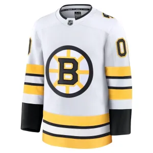 Fanatics Boston Bruins Personalisiert 25/26 Away Premium Trikot - Herren (Weiss)