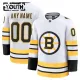 Fanatics Boston Bruins Personalisiert 25/26 Away Premium Trikot - Kinder (Weiss)