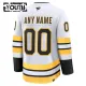 Fanatics Boston Bruins Personalisiert 25/26 Away Premium Trikot - Kinder (Weiss)