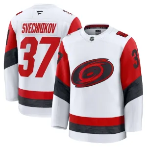 Fanatics Carolina Hurricanes Andrei Svechnikov 25/26 Away Premium Trikot - Herren (Weiss)