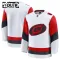 Fanatics Carolina Hurricanes Personalisiert 25/26 Away Premium Trikot - Kinder (Weiss)