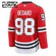Fanatics Chicago Blackhawks Centennial Connor Bedard 25/26 Premium Trikot - Kinder (Rot)