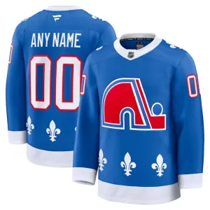 Fanatics Colorado Avalanche Heritage Personalisiert 25/26 Alternate Premium Trikot - Herren (Blau)