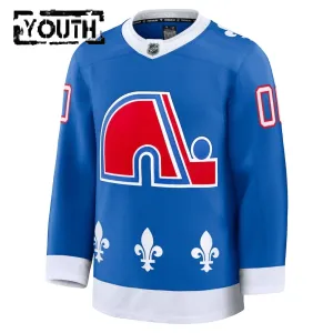 Fanatics Colorado Avalanche Heritage Personalisiert 25/26 Alternate Premium Trikot - Kinder (Blau)