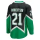 Fanatics Dallas Stars Jason Robertson 25/26 Alternate Premium Trikot - Herren (Schwarz)