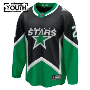 Fanatics Dallas Stars Jason Robertson 25/26 Alternate Premium Trikot - Kinder (Schwarz)
