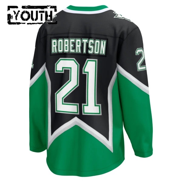 Fanatics Dallas Stars Jason Robertson 25/26 Alternate Premium Trikot - Kinder (Schwarz)