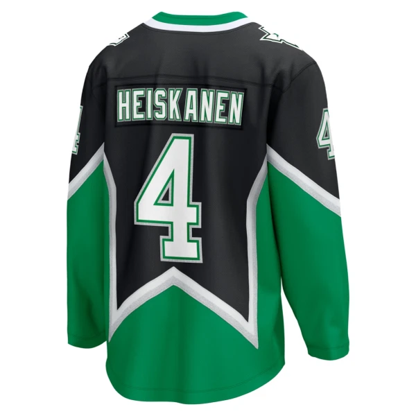 Fanatics Dallas Stars Miro Heiskanen 25/26 Alternate Premium Trikot - Herren (Schwarz)