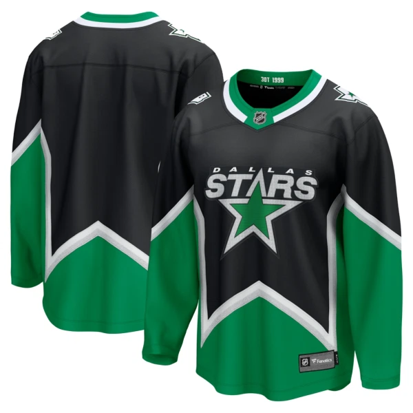 Fanatics Dallas Stars Personalisiert 25/26 Alternate Premium Trikot - Herren (Schwarz)
