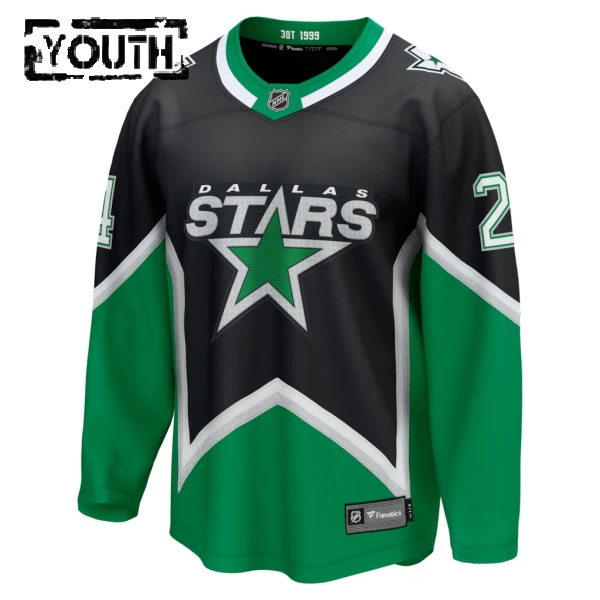 Fanatics Dallas Stars Roope Hintz 25/26 Alternate Premium Trikot - Kinder (Schwarz)