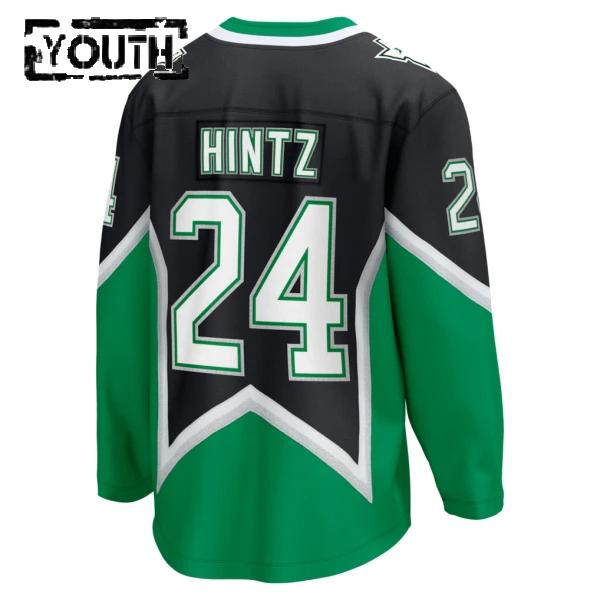 Fanatics Dallas Stars Roope Hintz 25/26 Alternate Premium Trikot - Kinder (Schwarz)