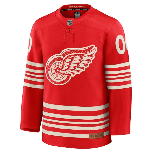 Fanatics Detroit Red Wings Centennial Personalisiert 25/26 Premium Trikot - Herren (Rot)
