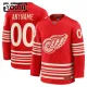 Fanatics Detroit Red Wings Centennial Personalisiert 25/26 Premium Trikot - Kinder (Rot)