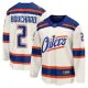 Fanatics Edmonton Oilers Evan Bouchard 25/26 Alternate Premium Trikot - Herren (Weiss)