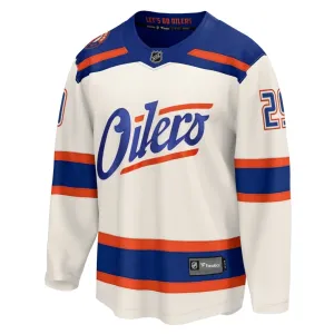 Fanatics Edmonton Oilers Leon Draisaitl 25/26 Alternate Premium Trikot - Herren (Weiss)