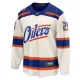 Fanatics Edmonton Oilers Leon Draisaitl 25/26 Alternate Premium Trikot - Herren (Weiss)