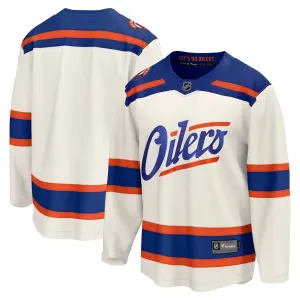 Fanatics Edmonton Oilers Personalisiert 25/26 Alternate Premium Trikot - Herren (Weiss)