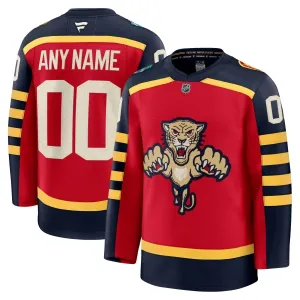 Fanatics Florida Panthers Personalisiert 25/26 Premium Winter Classic Trikot - Herren (Rot)