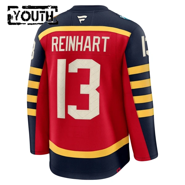 Fanatics Florida Panthers Sam Reinhart 25/26 Premium Winter Classic Trikot - Kinder (Rot)