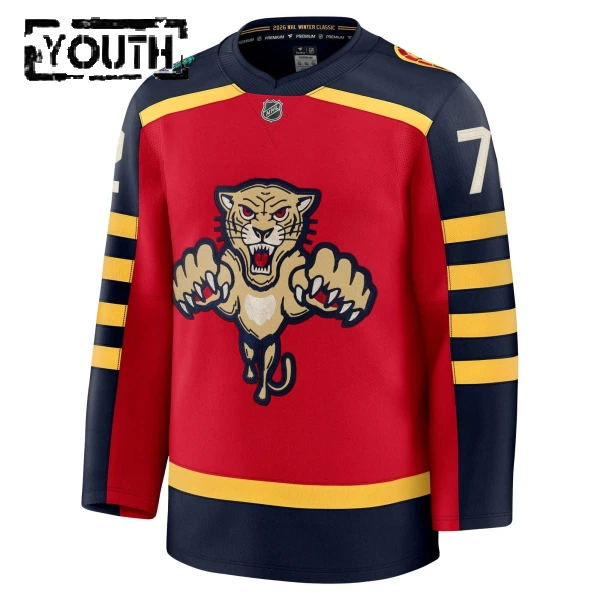 Fanatics Florida Panthers Sergei Bobrovsky 25/26 Premium Winter Classic Trikot - Kinder (Rot)