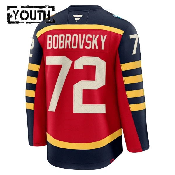Fanatics Florida Panthers Sergei Bobrovsky 25/26 Premium Winter Classic Trikot - Kinder (Rot)