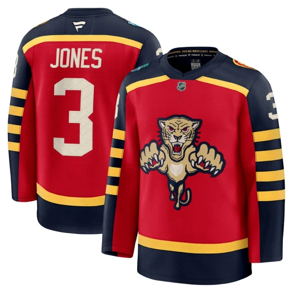 Fanatics Florida Panthers Seth Jones 25/26 Premium Winter Classic Trikot - Herren (Rot)
