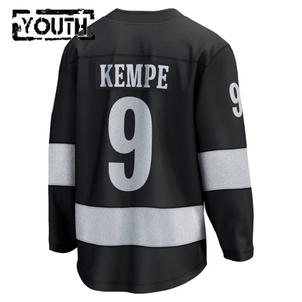 Fanatics Los Angeles Kings Adrian Kempe 25/26 Alternate Premium Trikot - Kinder (Schwarz)