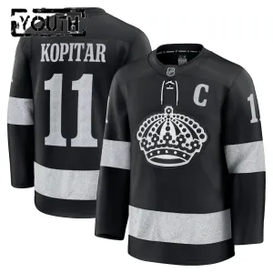 Fanatics Los Angeles Kings Anze Kopitar 25/26 Alternate Premium Trikot - Kinder (Schwarz)