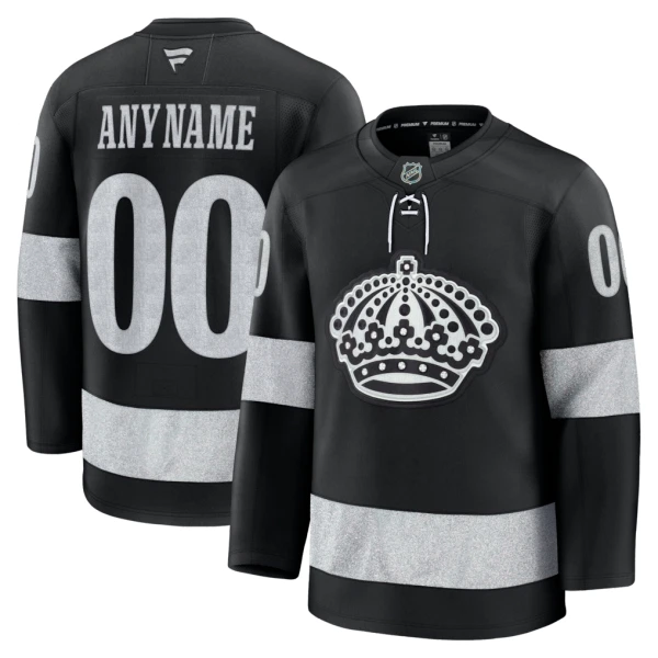 Fanatics Los Angeles Kings Personalisiert 25/26 Alternate Premium Trikot - Herren (Schwarz)