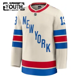 Fanatics New York Rangers Alexis Lafreniere 25/26 Premium Winter Classic Trikot - Kinder (Weiss)