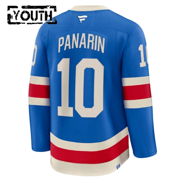 Fanatics New York Rangers Centennial Artemi Panarin 25/26 Premium Trikot - Kinder (Blau)