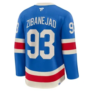 Fanatics New York Rangers Centennial Mika Zibanejad 25/26 Premium Trikot - Herren (Blau)