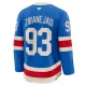 Fanatics New York Rangers Centennial Mika Zibanejad 25/26 Premium Trikot - Herren (Blau)