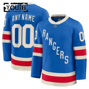 Fanatics New York Rangers Centennial Personalisiert 25/26 Premium Trikot - Kinder (Blau)