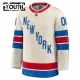 Fanatics New York Rangers Personalisiert 25/26 Premium Winter Classic Trikot - Kinder (Weiss)