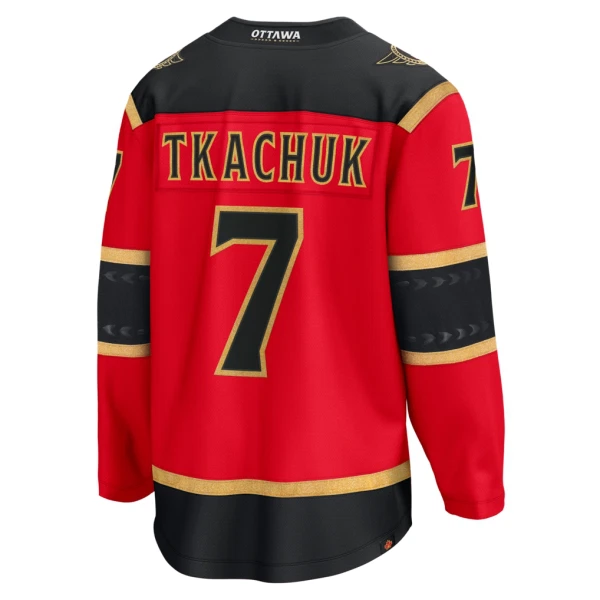 Fanatics Ottawa Senators Brady Tkachuk 25/26 Alternate Premium Trikot - Herren (Rot)