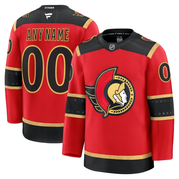 Fanatics Ottawa Senators Personalisiert 25/26 Alternate Premium Trikot - Herren (Rot)