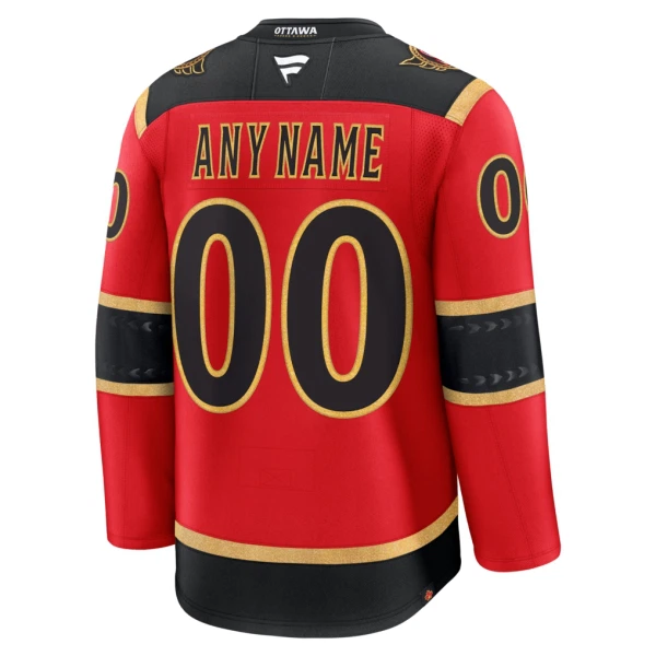 Fanatics Ottawa Senators Personalisiert 25/26 Alternate Premium Trikot - Herren (Rot)