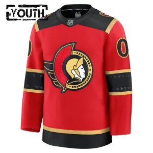Fanatics Ottawa Senators Personalisiert 25/26 Alternate Premium Trikot - Kinder (Rot)