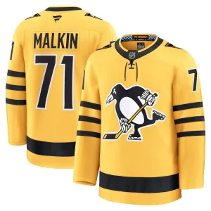 Fanatics Pittsburgh Penguins Evgeni Malkin 25/26 Alternate Premium Trikot - Herren (Gold)