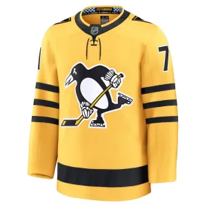 Fanatics Pittsburgh Penguins Evgeni Malkin 25/26 Alternate Premium Trikot - Herren (Gold)