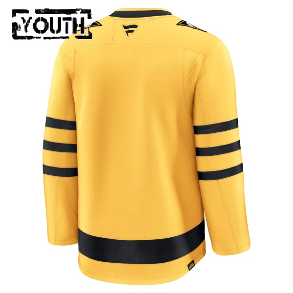 Fanatics Pittsburgh Penguins Personalisiert 25/26 Alternate Premium Trikot - Kinder (Gold)