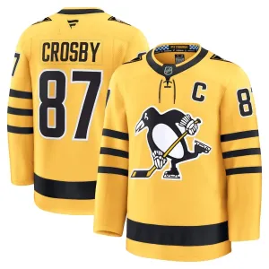 Fanatics Pittsburgh Penguins Sidney Crosby 25/26 Alternate Premium Trikot - Herren (Gold)